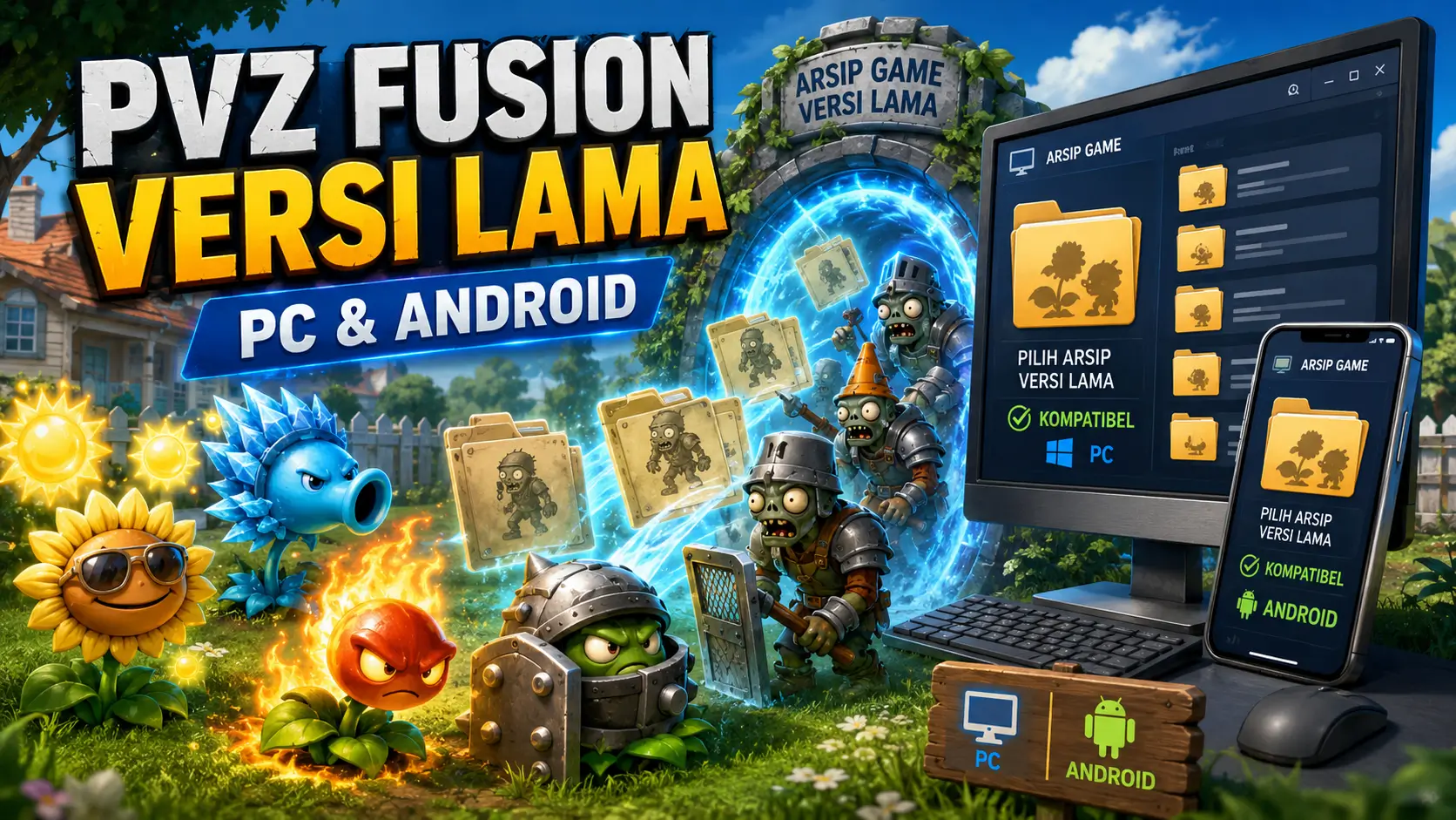 Download PvZ Fusion Versi Lama untuk PC dan Android PvZ Fusion versi lama