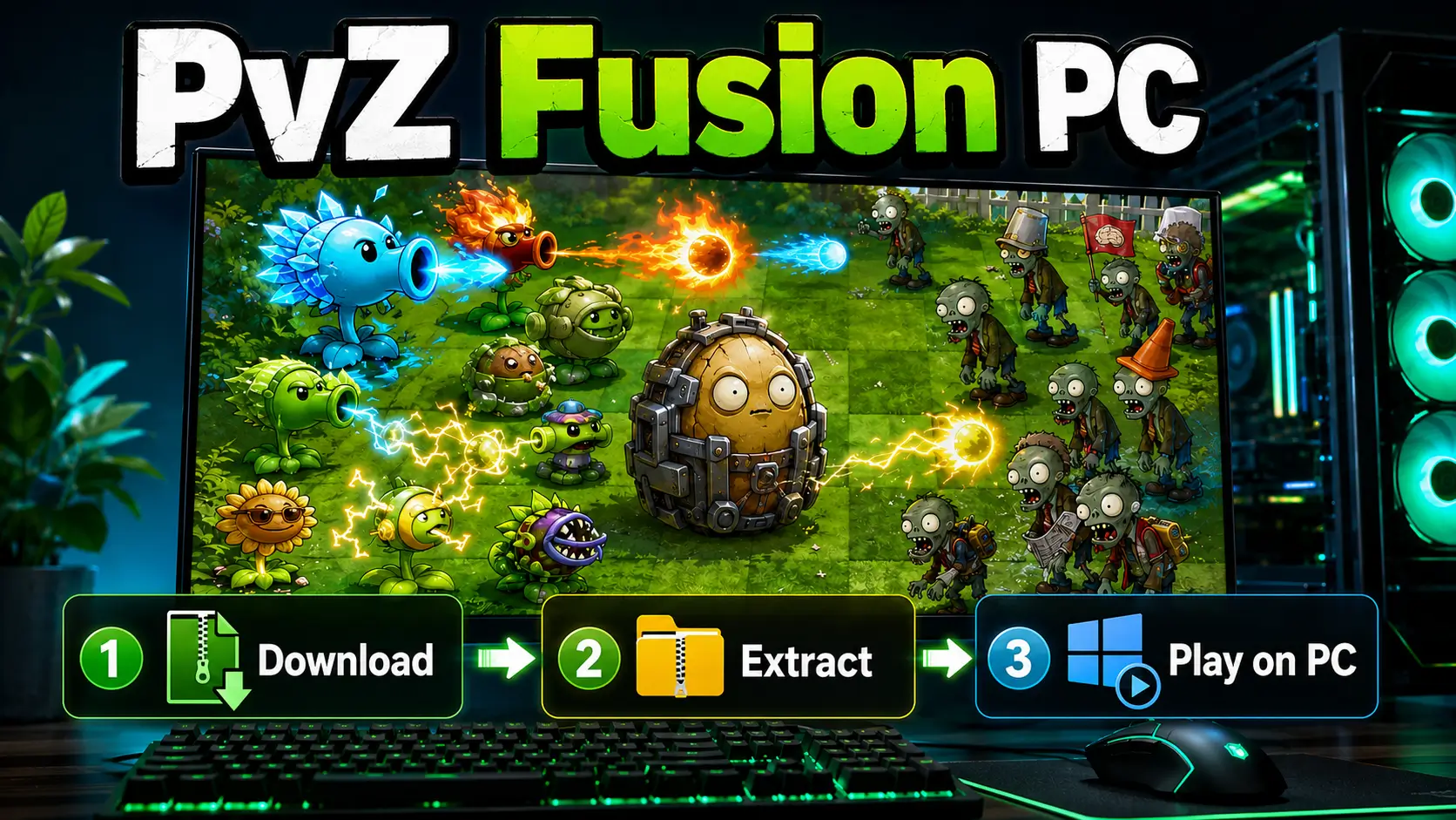 Download PvZ Fusion PC Terbaru untuk Windows pvz fusion pc