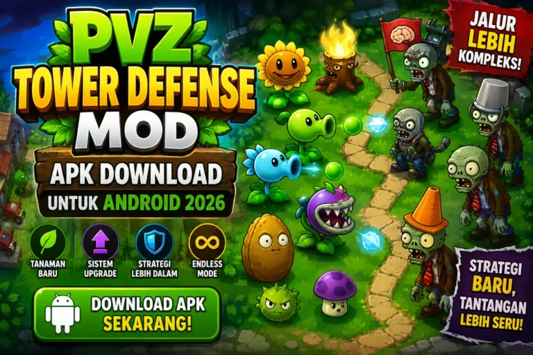PVZ Tower Defense Mod: Download APK Android & Panduan Lengkap PVZ Tower Defense Mod