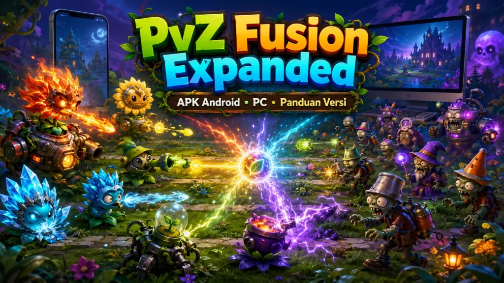 PvZ Fusion Expanded: Versi, APK, PC, dan Cara Instal PvZ Fusion Expanded