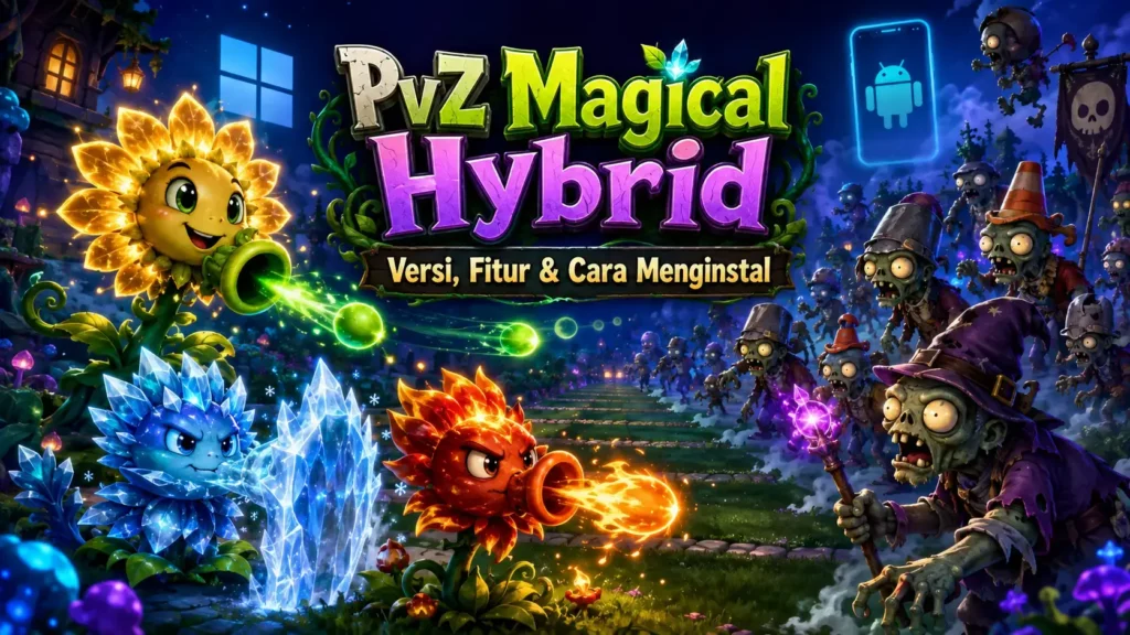 Unduh PvZ Magical Hybrid: Versi, Fitur, dan Cara Menginstal pvz magical hybrid